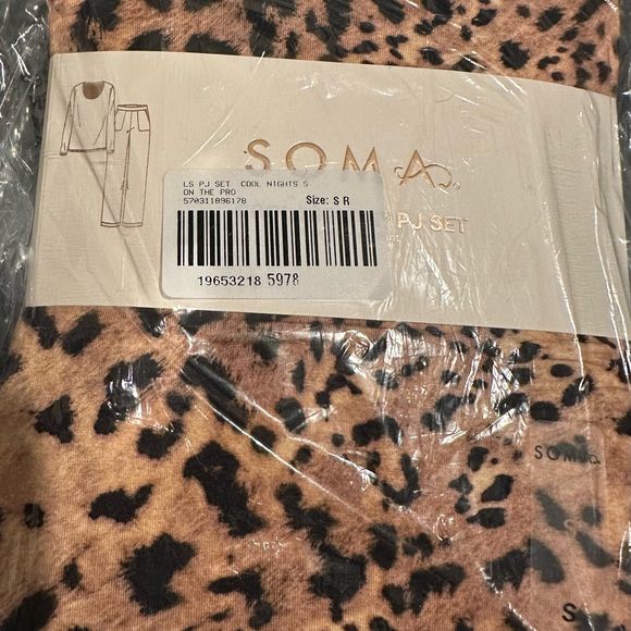 NWT Soma COOL NIGHTS Long Sleeve Pj Set - Picture 5 of 7